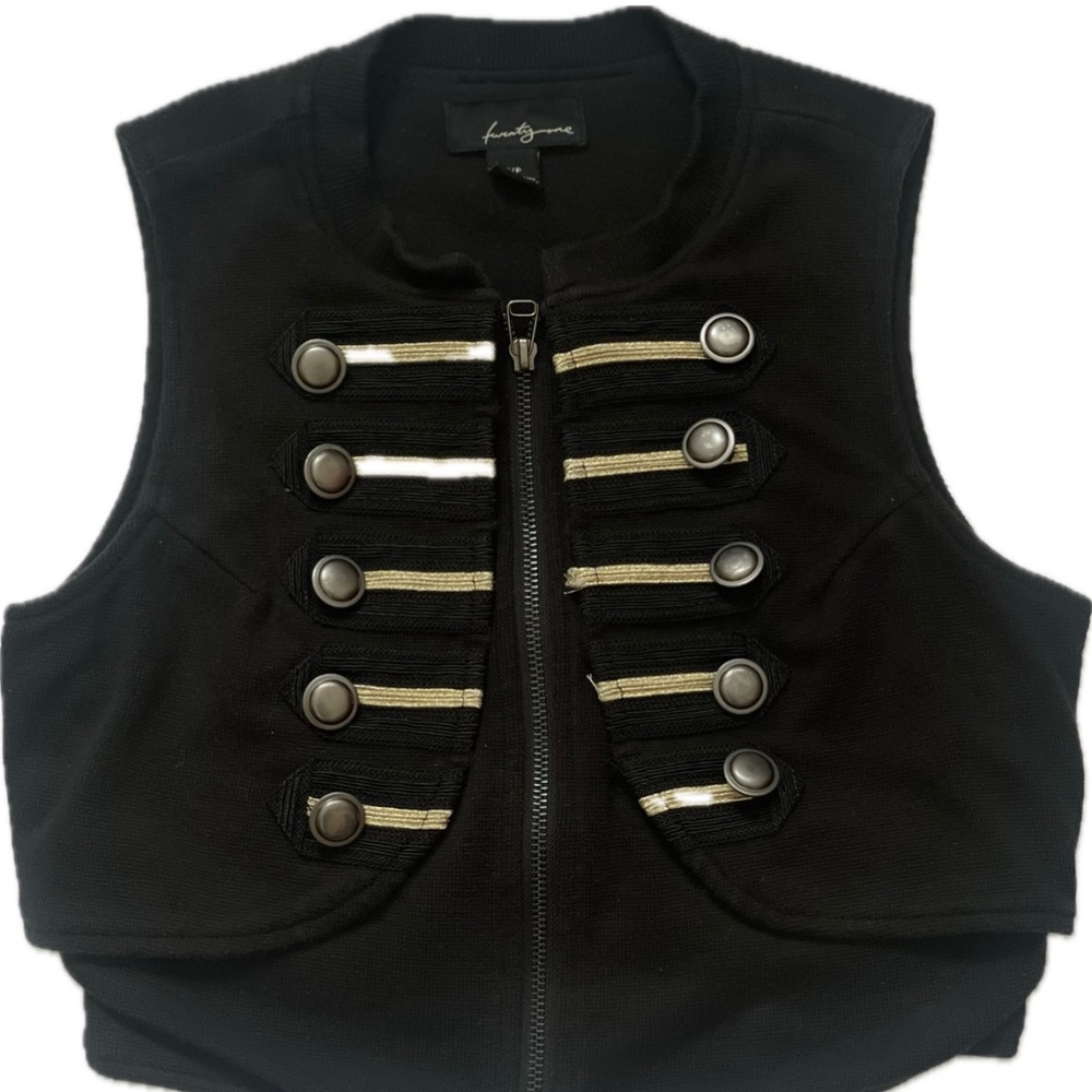 Forever 21 Black Vest